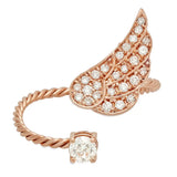 Angel Wing Diamond Ring - Dana Seng Jewelry Collection