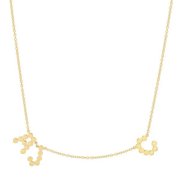 Dana Seng Signature Gemini Zodiac With Precious Birthstone Necklace | Initial  Necklace