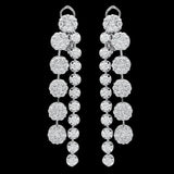 Magnificent Spring Flower Diamond Earrings - Dana Seng Jewelry Collection