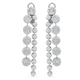 Magnificent Spring Flower Diamond Earrings - Dana Seng Jewelry Collection